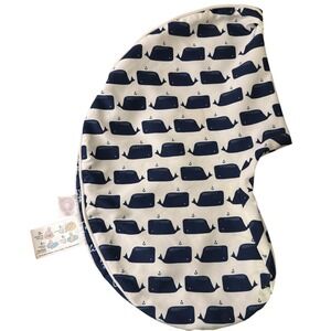 Boppy Nursing Pillow Whale Anchor Print Baby‎ Feeding Support Pillow